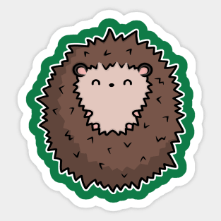 Snuggly Hedgehog Sticker